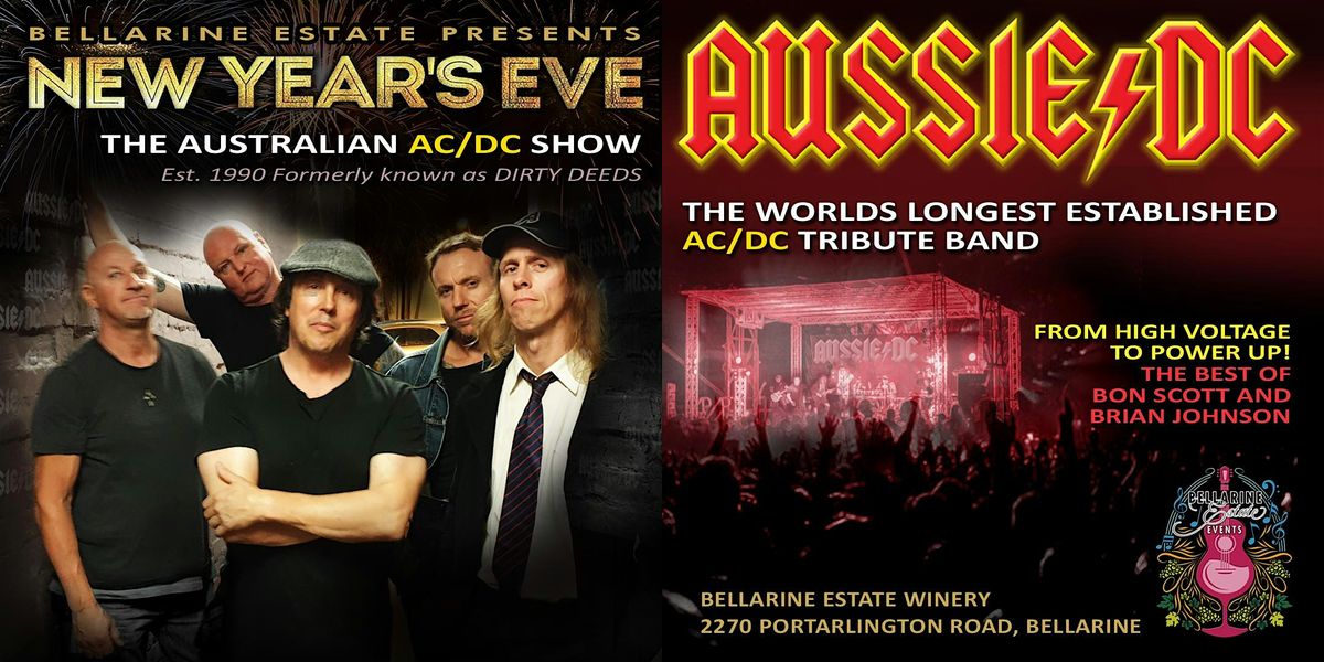NYE Party featuring Aussie DC - The AC/DC Show, 31 December | Event in Bellarine | AllEvents