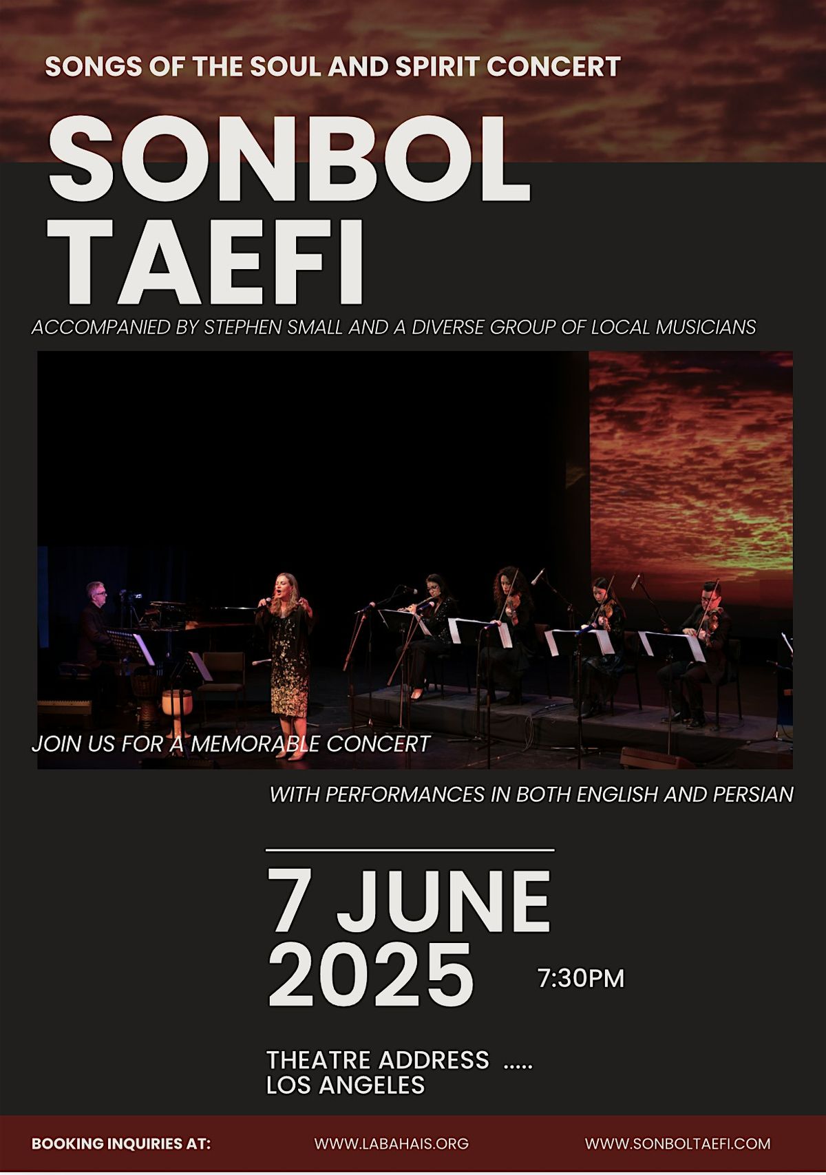 Sonbol Taefi:  Songs of the Soul and Spirit | Event in Los Angeles | AllEvents