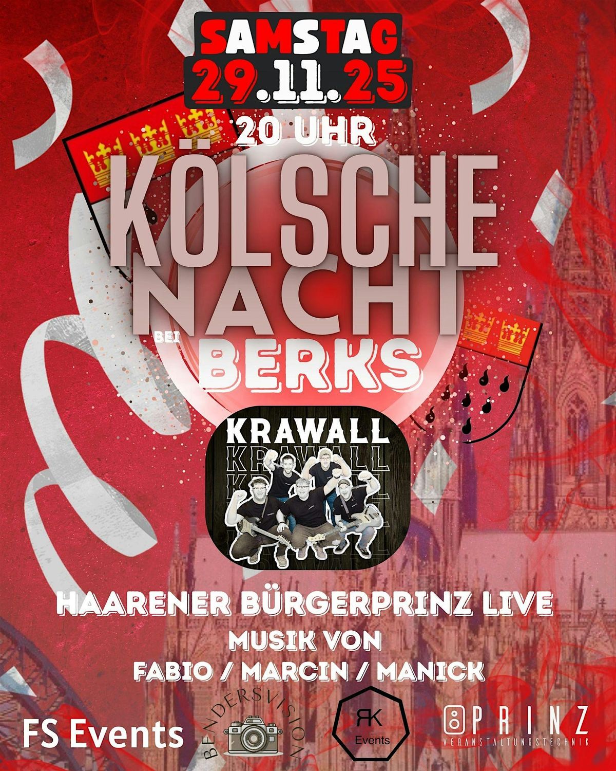 Kölsche Nacht bei BERKS | Event in Würselen | AllEvents