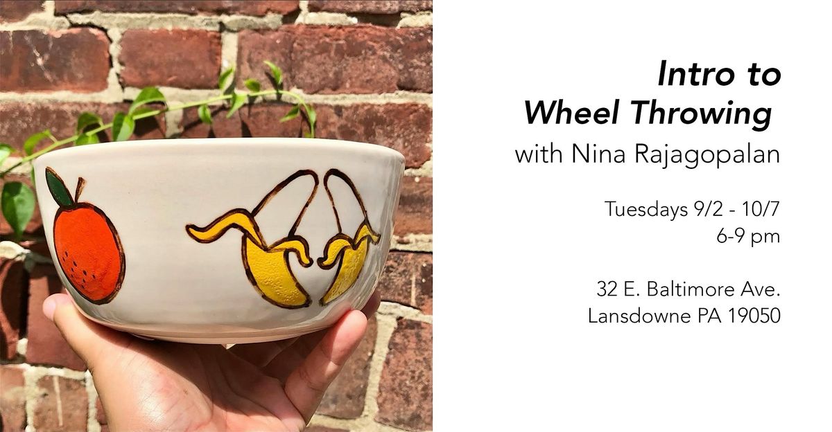 Intro to Wheel throwing, 2 September | Event in Lansdowne | AllEvents
