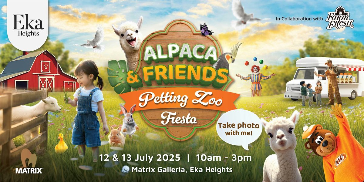Alpaca & Friends Petting Zoo Fiesta, 12 July | Event in Labu | AllEvents