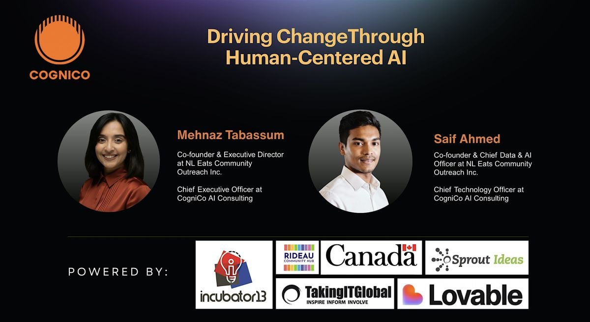 Driving Change Through Human-Centered AI, 29 October | Event in Ottawa | AllEvents