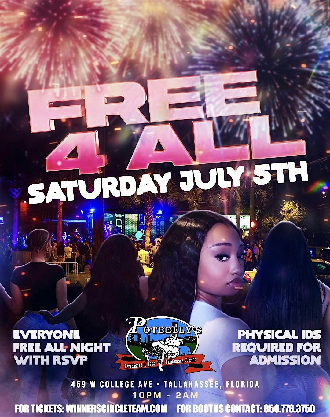 FREE 4 ALL FEATURING YUNG L.A. IN THE GARDEN, 5 July | Event in Tallahassee | AllEvents