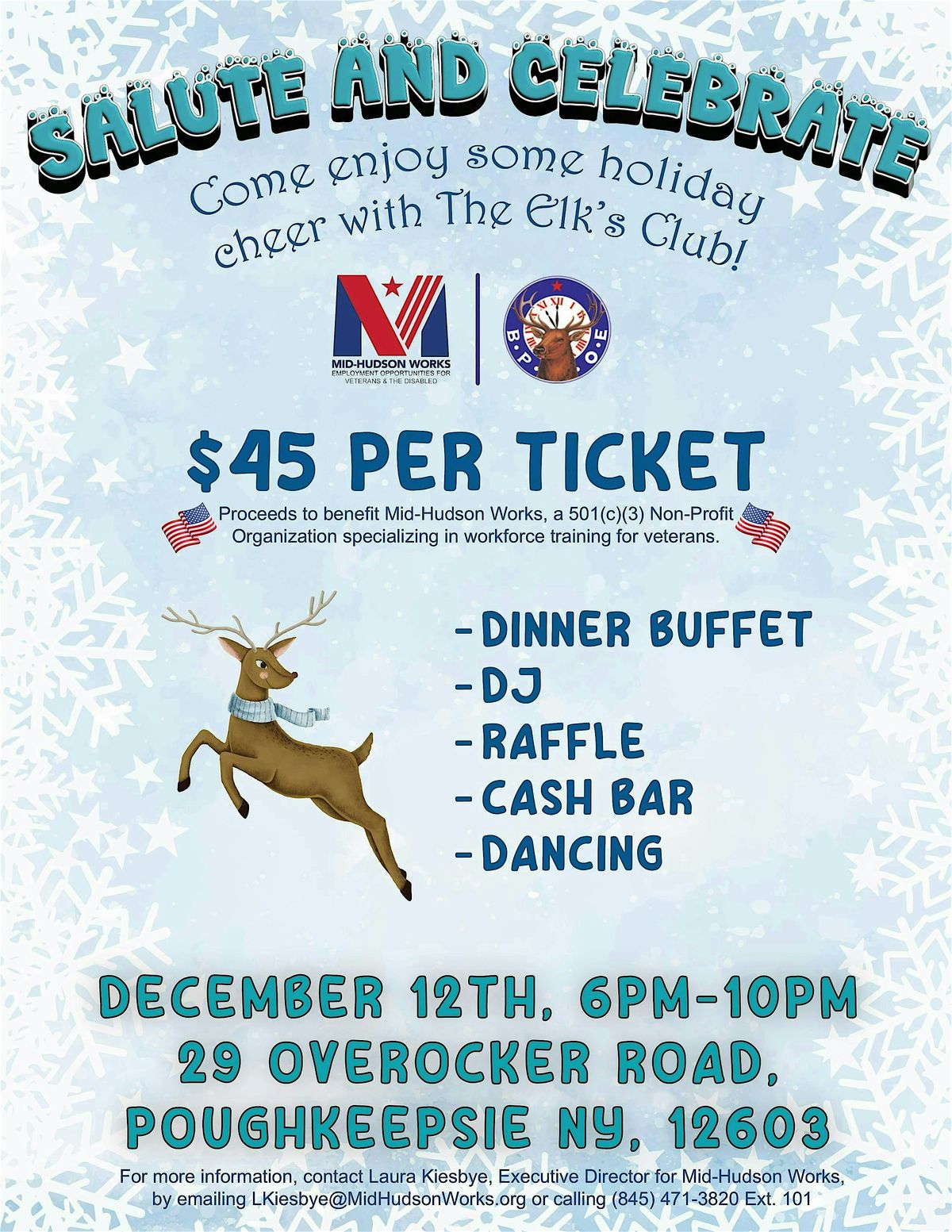 Salute & Celebrate The Veterans with the Poughkeepsie Elks!, 12 December | Event in Poughkeepsie | AllEvents