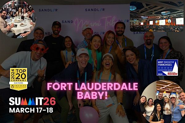 SUMMIT26: Premier Sales & Leadership Conference in Fort Lauderdale, 17 March | Event in Fort Lauderdale