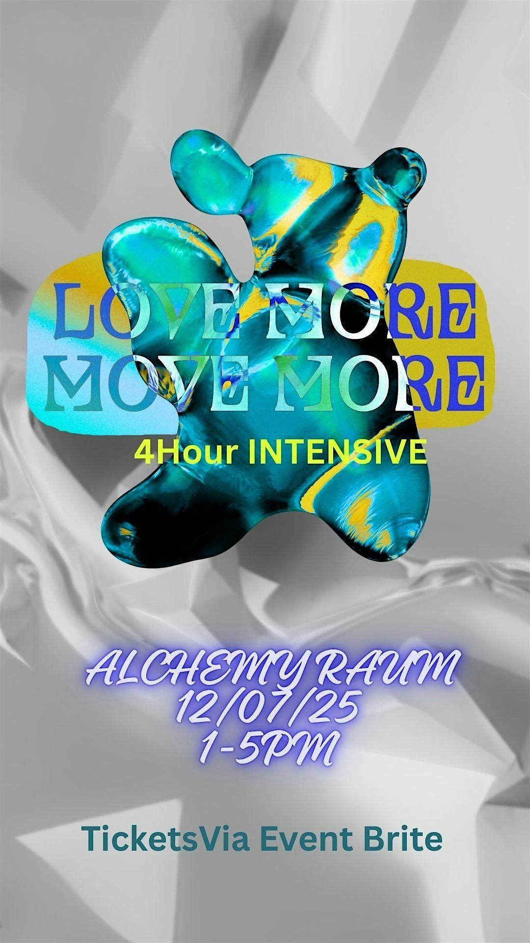 Love `More `Move `More - 4 Hour Intensive, 12 July | Event in Brunswick | AllEvents