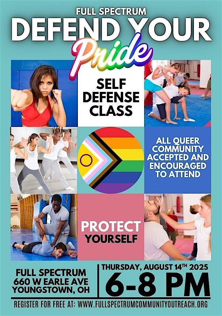Full Spectrum Community Outreach’s Defend your Pride! - Self Defense Class, 14 August | Event in Youngstown
