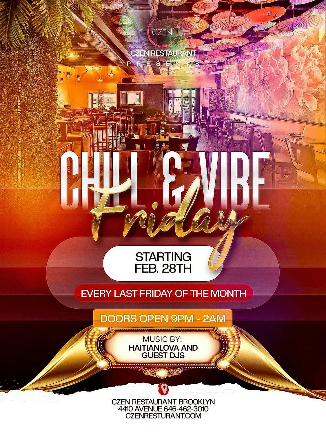 Chill & Vibe Friday featuring HaitianLova & Guest DJs | Event in Brooklyn | AllEvents
