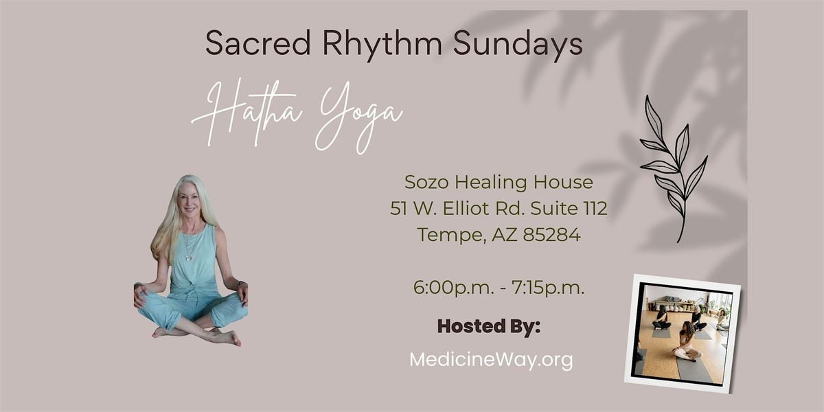 Sacred Rhythm Sundays:  Hatha Yoga, 7 September | Event in Tempe | AllEvents