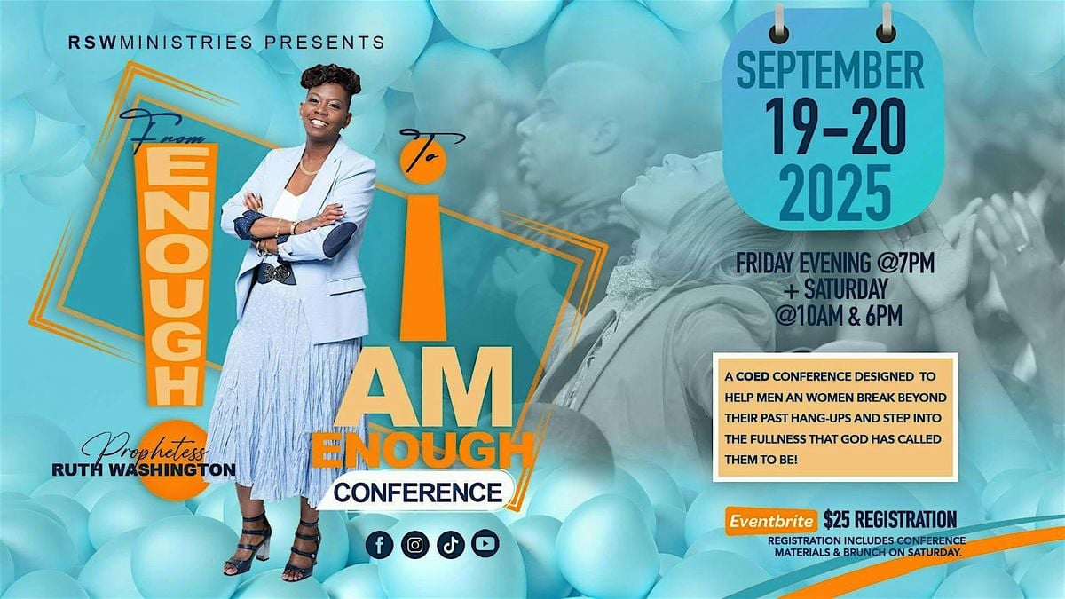 From Enough to I AM Enough Conference!, 19 September | Event in Jacksonville | AllEvents