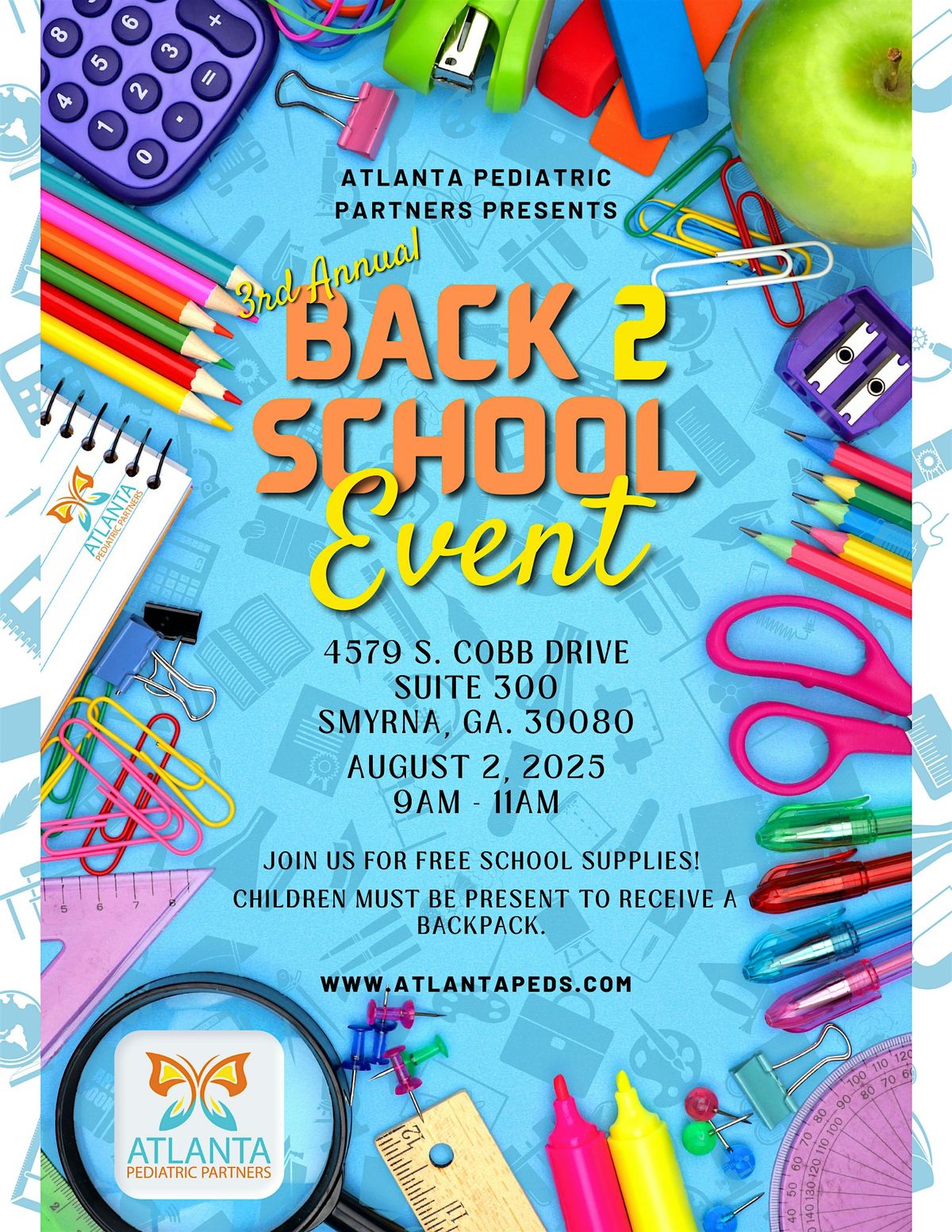 3rd Annual Back 2 School Event, 2 August | Event in Smyrna | AllEvents