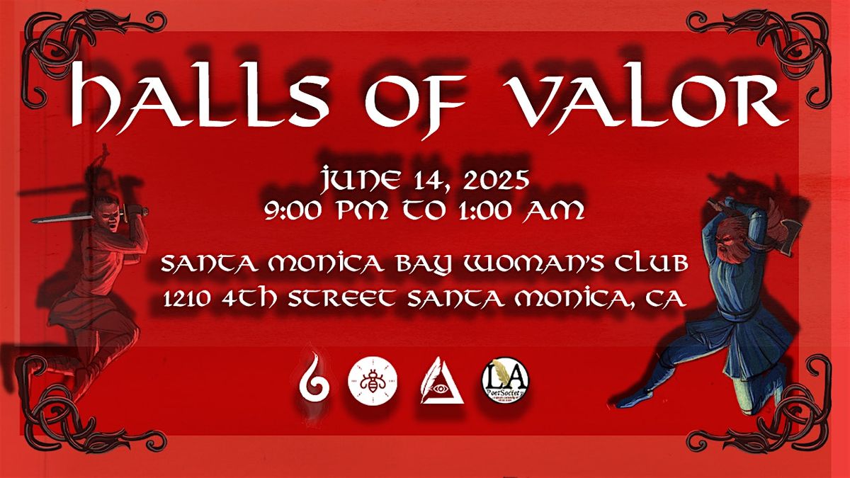 Halls of Valor, presented by Literati Events, 14 June | Event in Santa Monica | AllEvents