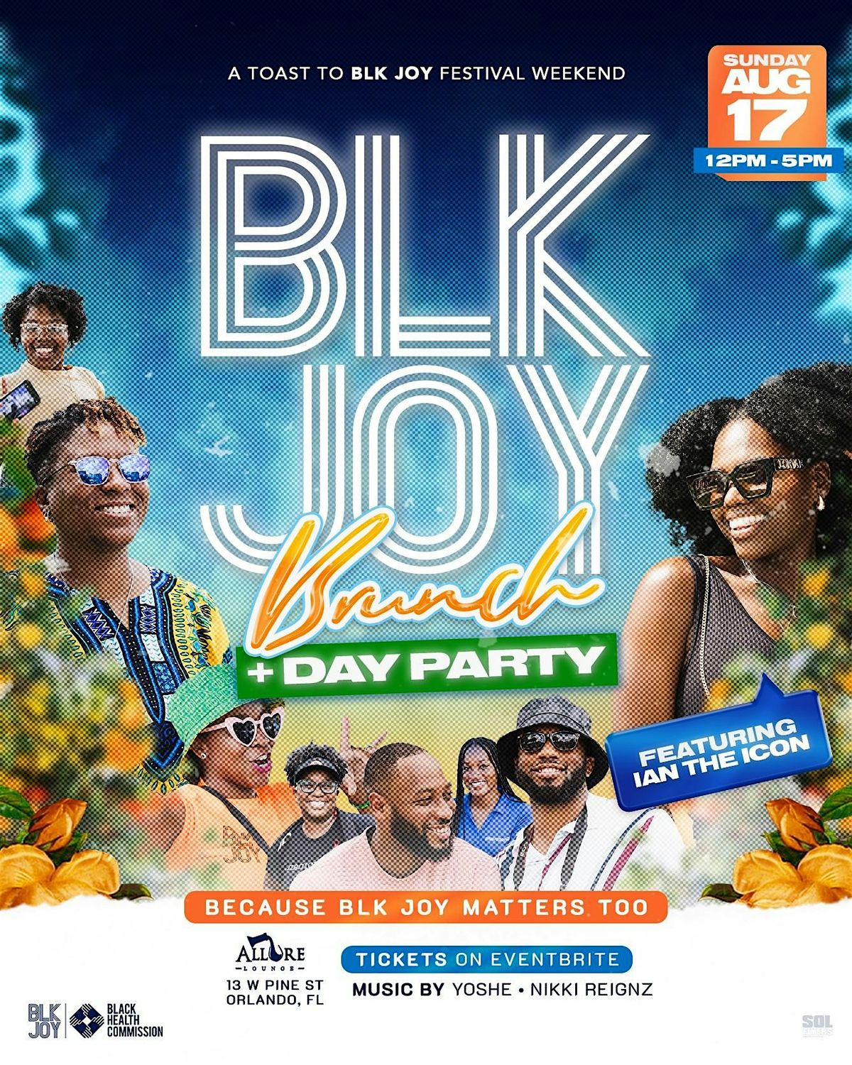 BLK JOY Brunch + Day Party: A Toast to BLK JOY Festival Weekend, 17 August | Event in Orlando | AllEvents