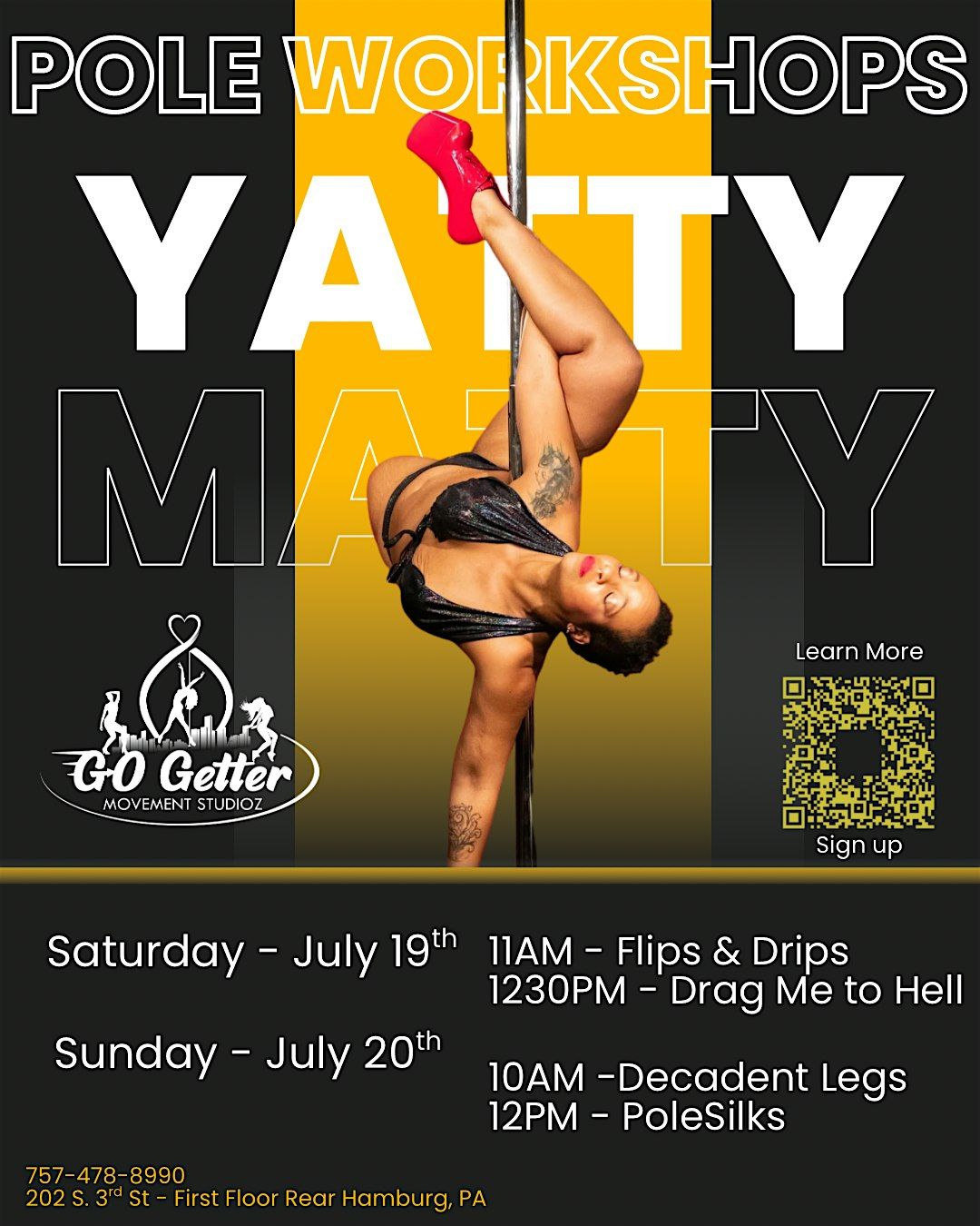 Weekend Pole Dance Classes with Yatty Matty, 19 July | Event in Hamburg | AllEvents