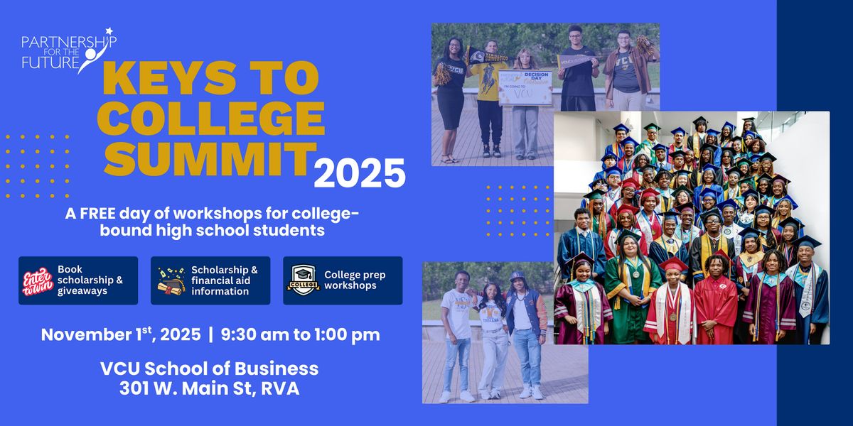 2025 Keys to College Summit, 1 November | Event in Richmond | AllEvents