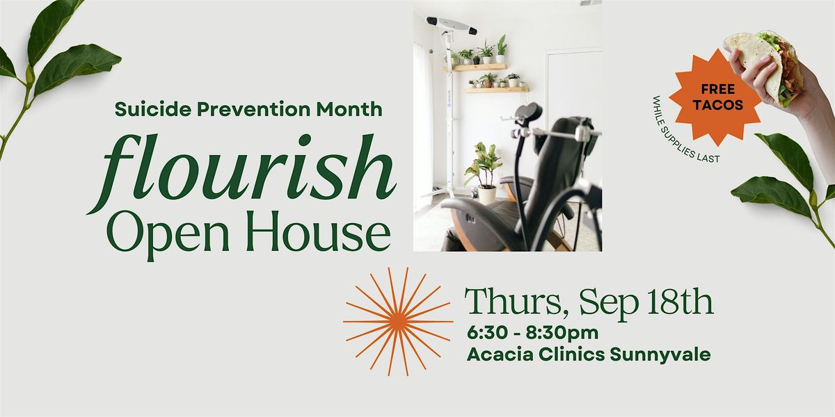 Flourish: Acacia Clinics Open House, 18 September | Event in Sunnyvale | AllEvents