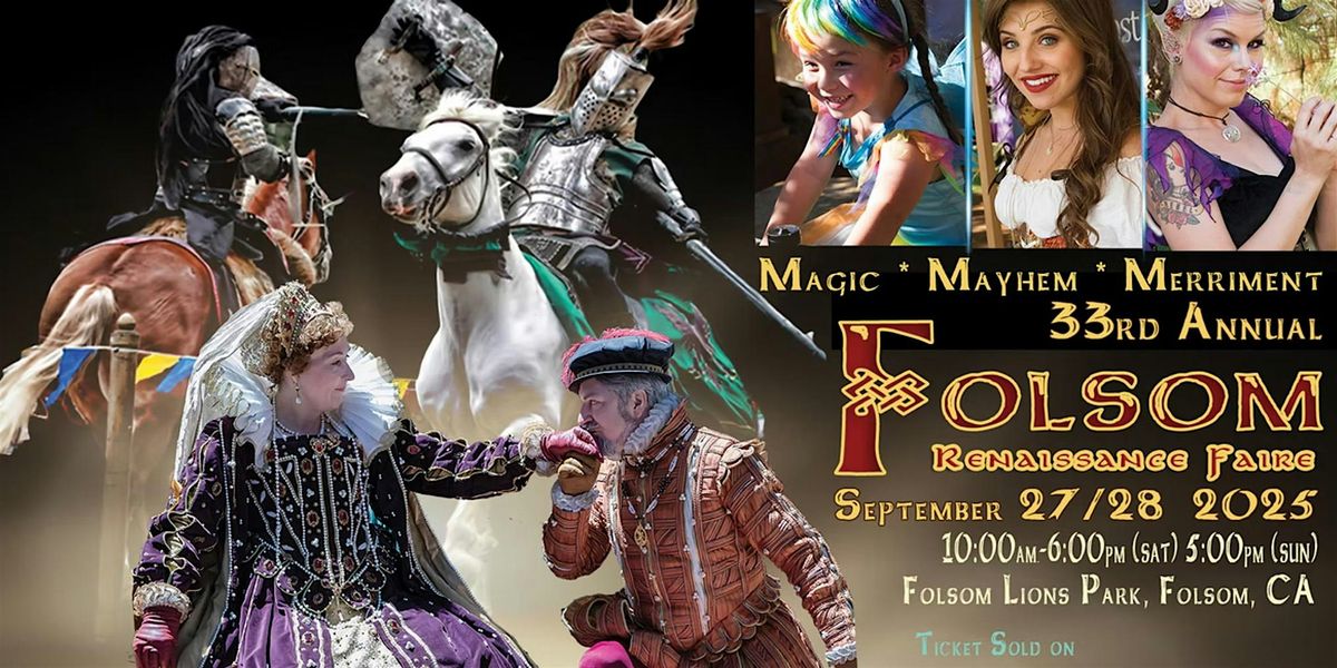 33rd Folsom Renaissance Faire & Joust, 27 September | Event in Folsom | AllEvents