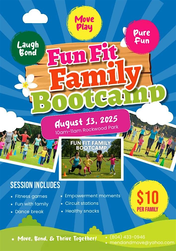 Fun Fit Family Bootcamp, 13 August | Event in Richmond | AllEvents
