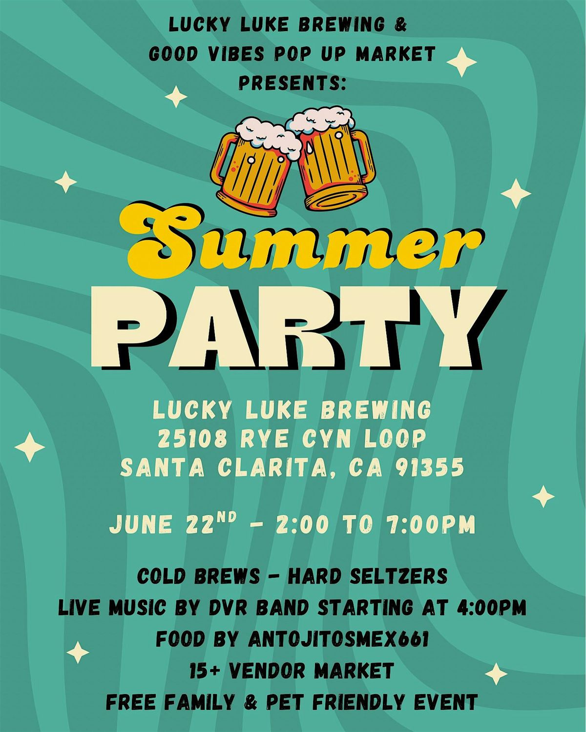 Summer Party at Lucky Luke Brewing in Santa Clarita, 22 June | Event in Santa Clarita | AllEvents