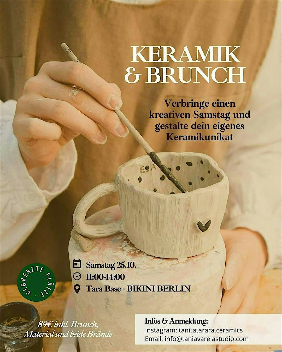 Keramik & Brunch im Bikini Berlin, 13 December | Event in Berlin | AllEvents