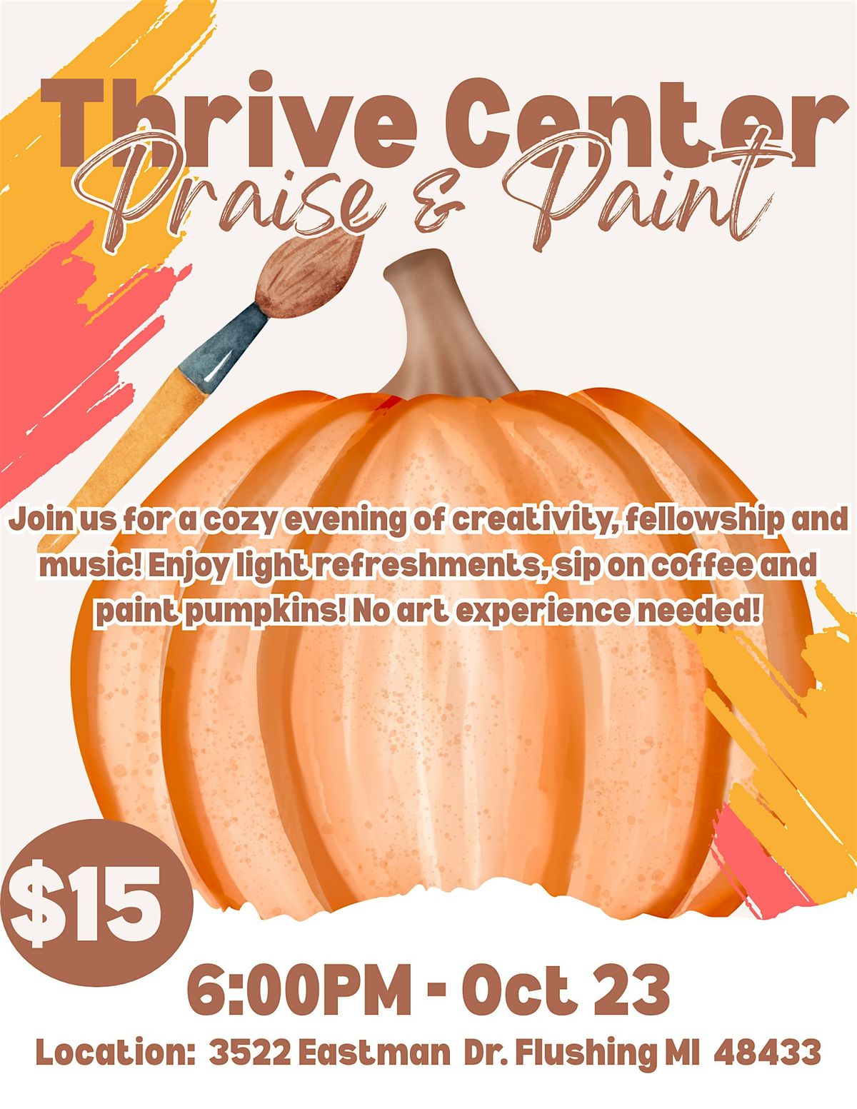 Fall Paint and Praise, 23 October | Event in Flushing | AllEvents