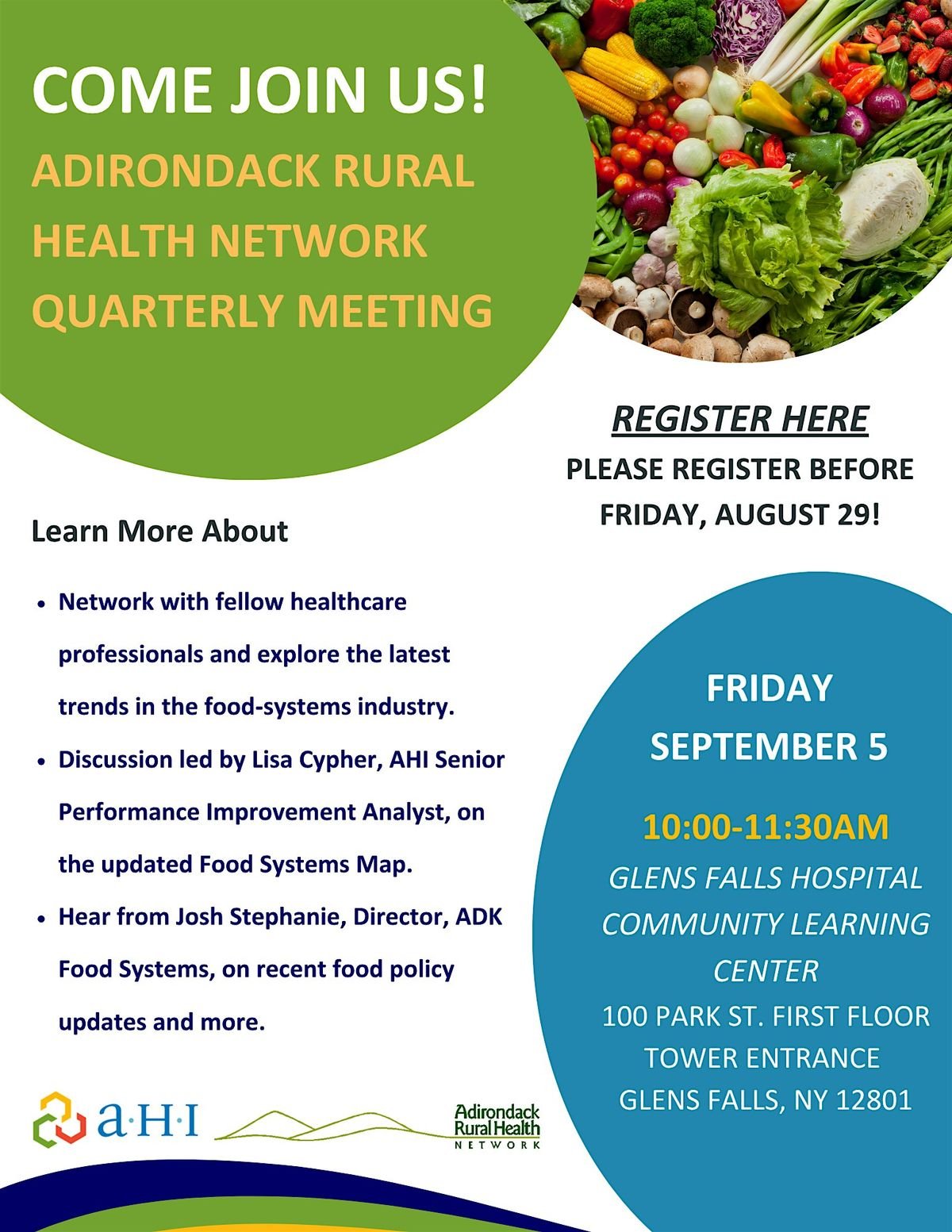ARHN September 5th Meeting, 5 September | Event in Glens Falls | AllEvents