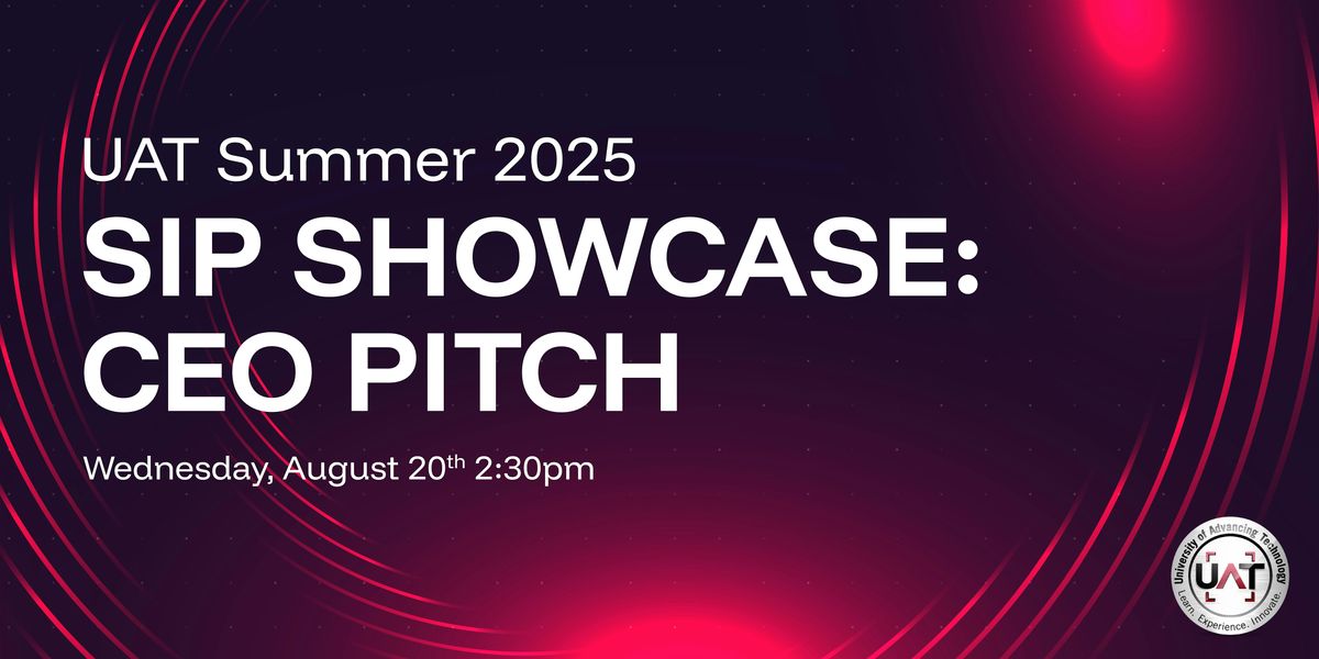 SIP Showcase: CEO Pitch, 20 August | Event in Tempe | AllEvents