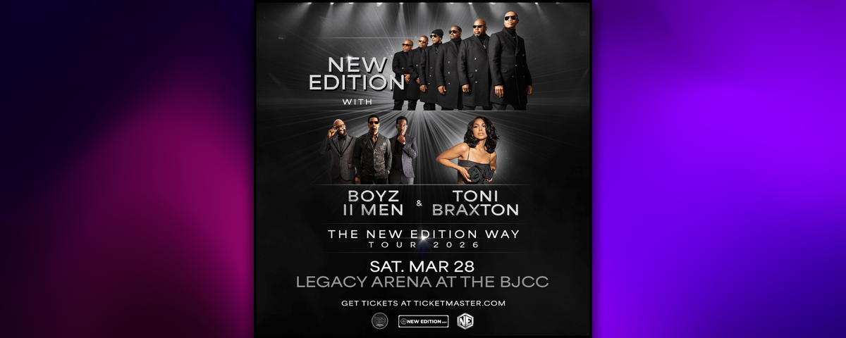 New Edition with Boyz II Men and Toni Braxton, 14 March | Event in Washington | AllEvents