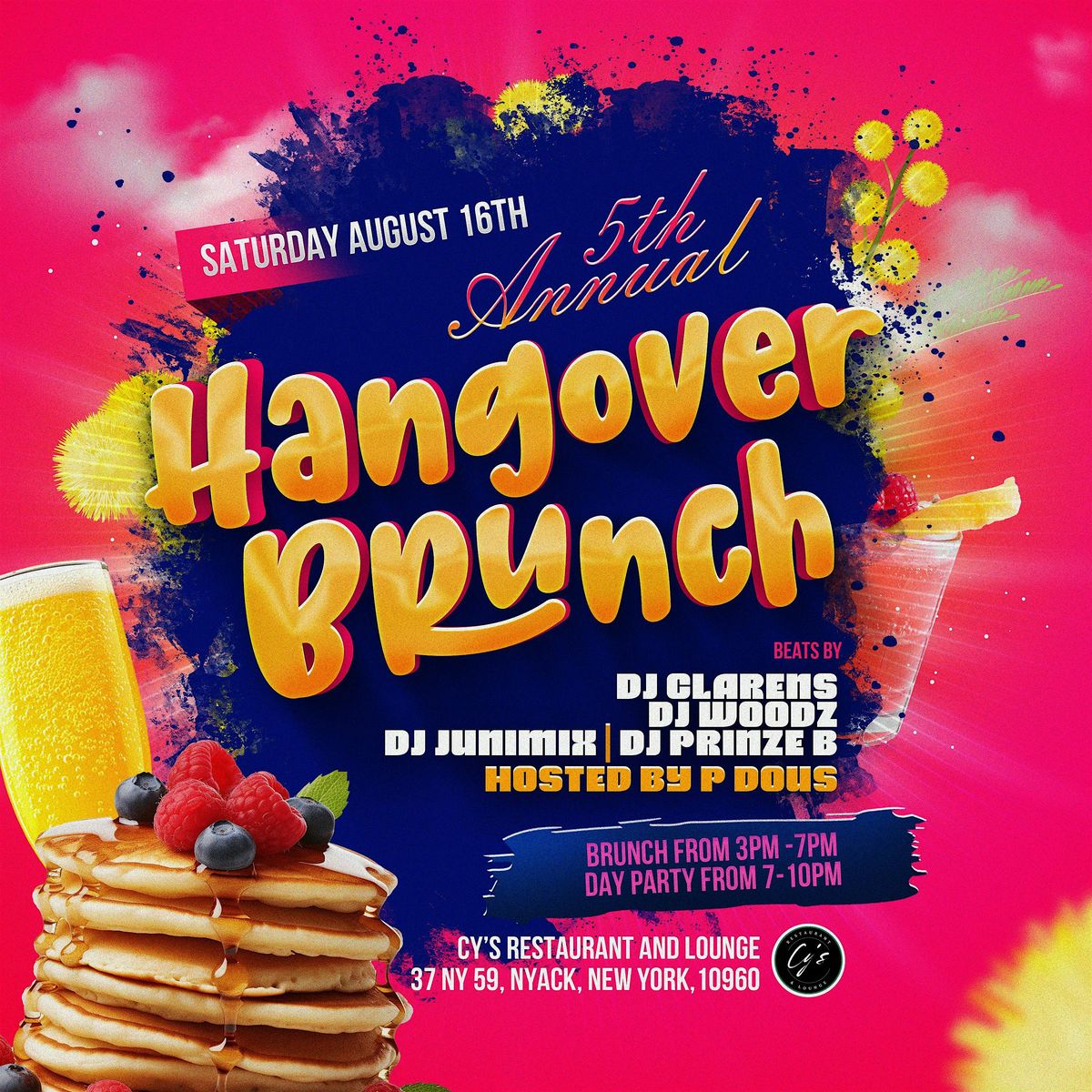 Hangover Brunch 2025, 16 August | Event in Nyack | AllEvents