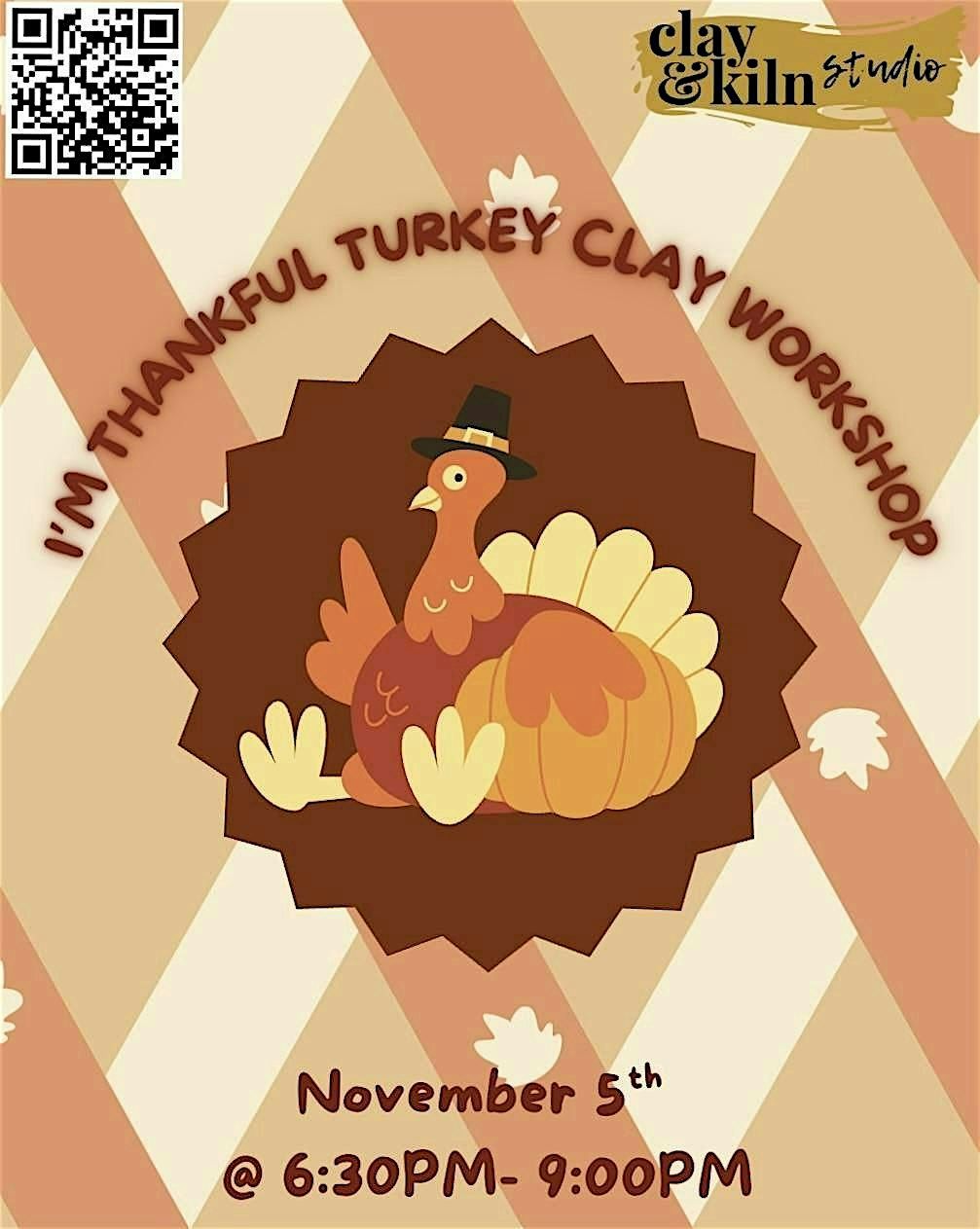 I'm Thankful Turkey Clay Workshop, 5 November | Event in Staten Island | AllEvents