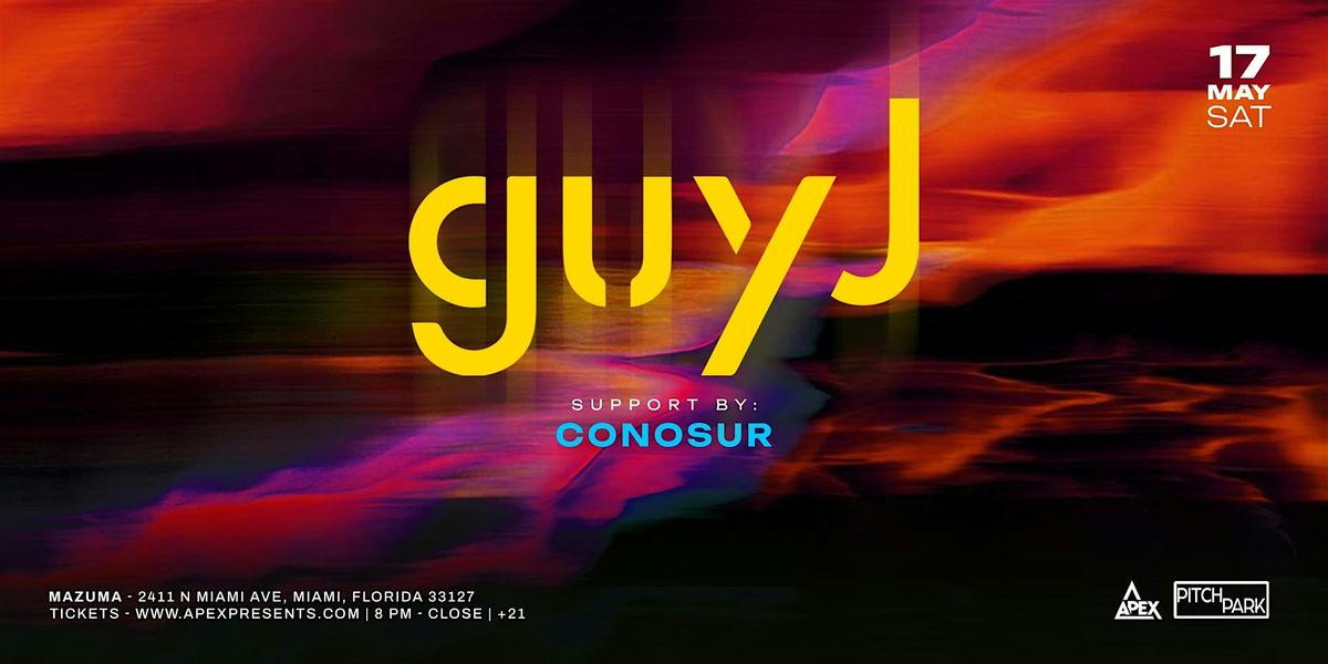 Guy J @ Mazuma, 17 May | Event in Miami | AllEvents
