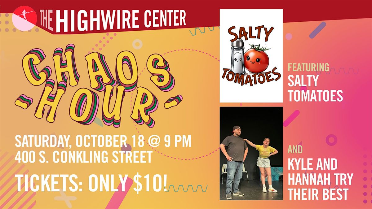 Chaos Hour: Unreasonable Improv at The Highwire Center!, 18 October | Event in Baltimore | AllEvents