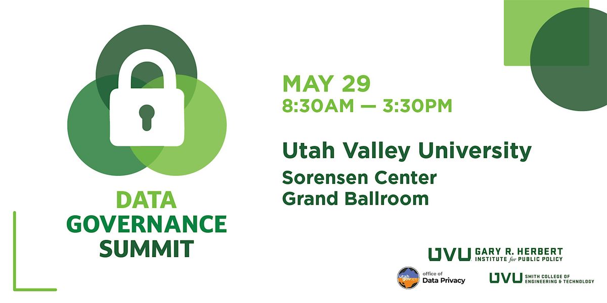 Utah Data Governance Summit, 29 May | Event in Orem | AllEvents
