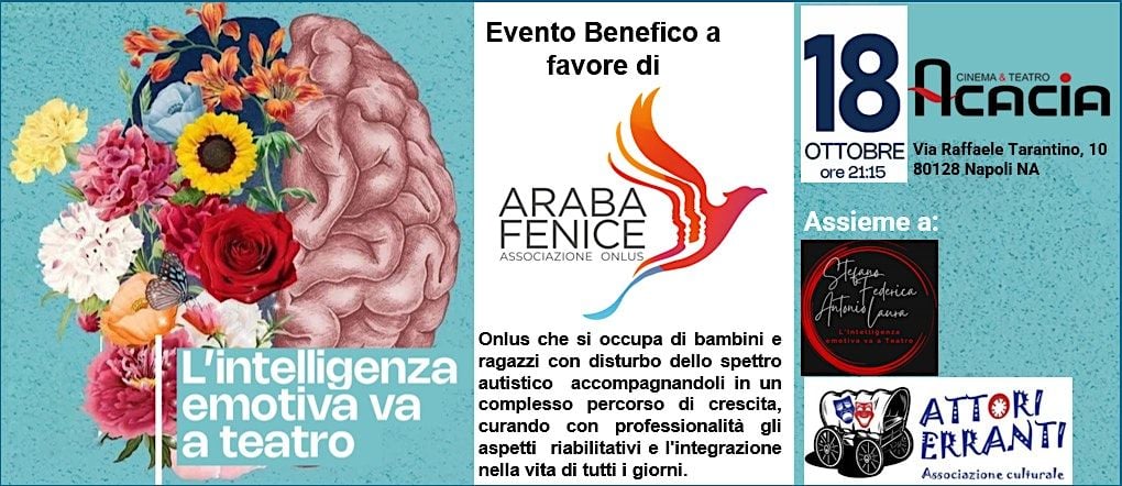 &quot;L'Intelligenza Emotiva va a Teatro&quot; anche a NAPOLI
