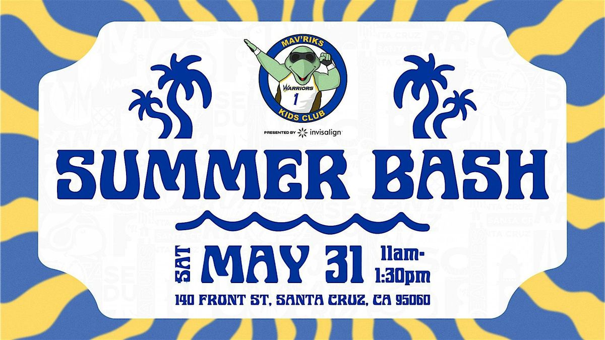Mav'Riks Kids Club Summer Bash, 31 May | Event in Santa Cruz | AllEvents