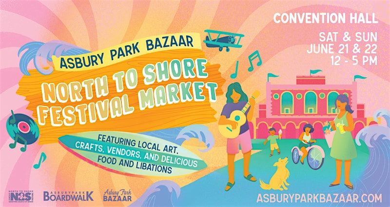 Asbury Park Bazaar x North To Shore Festival, 22 June | Event in Asbury Park | AllEvents