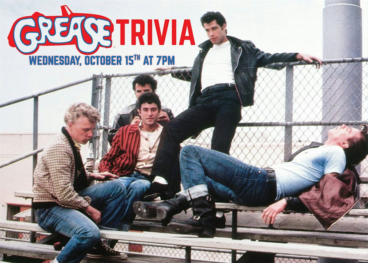 Trivia Wednesdays - Grease, 15 October | Event in Beavercreek | AllEvents