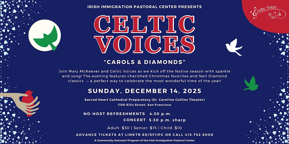 Celtic Voices Christmas Concert 2025 - “Carols and Diamonds”