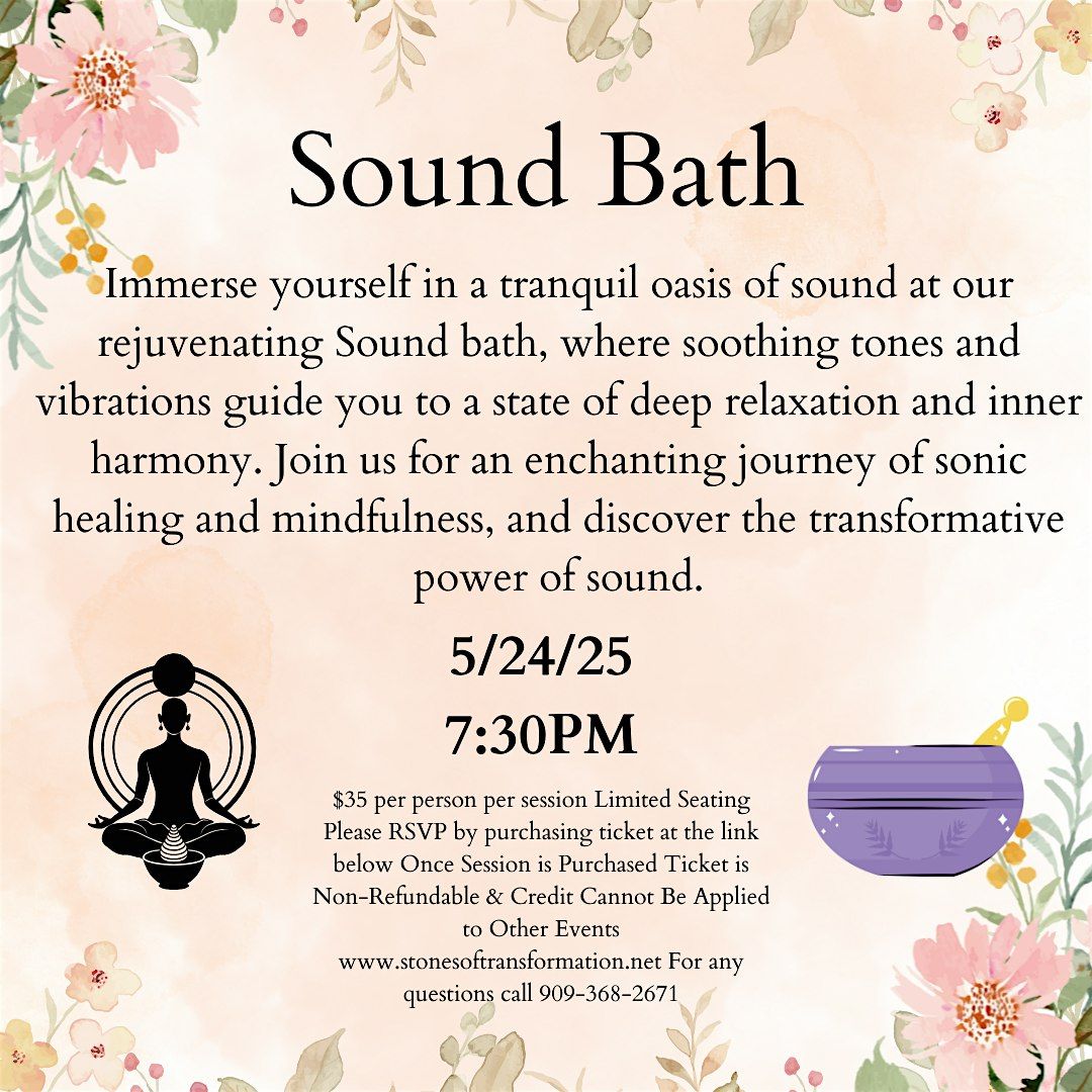Sound Bath, 24 May | Event in Upland | AllEvents