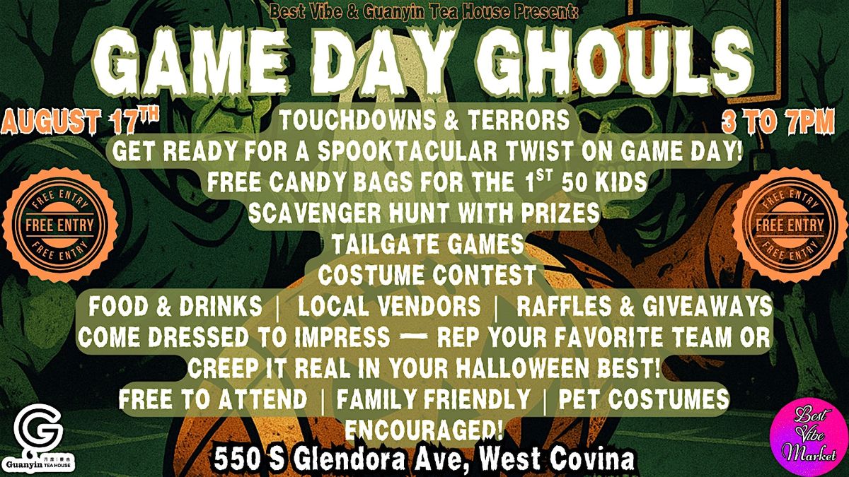 Game Day Ghouls | Event in West Covina | AllEvents