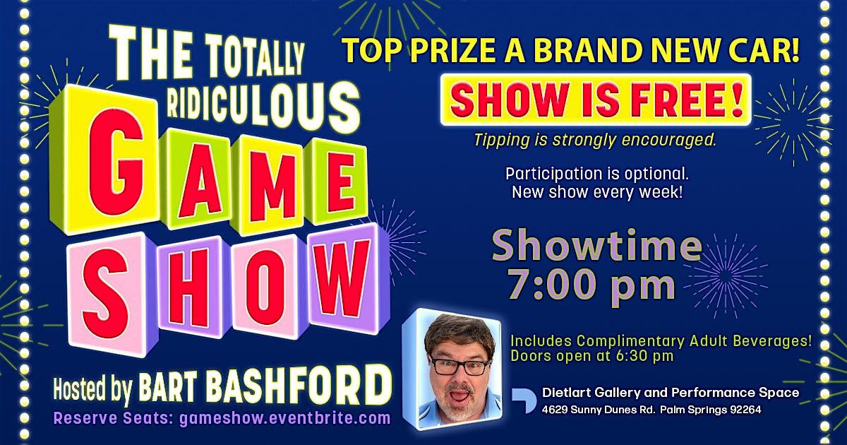 The Totally Ridiculous Gameshow! | Event in Palm Springs | AllEvents