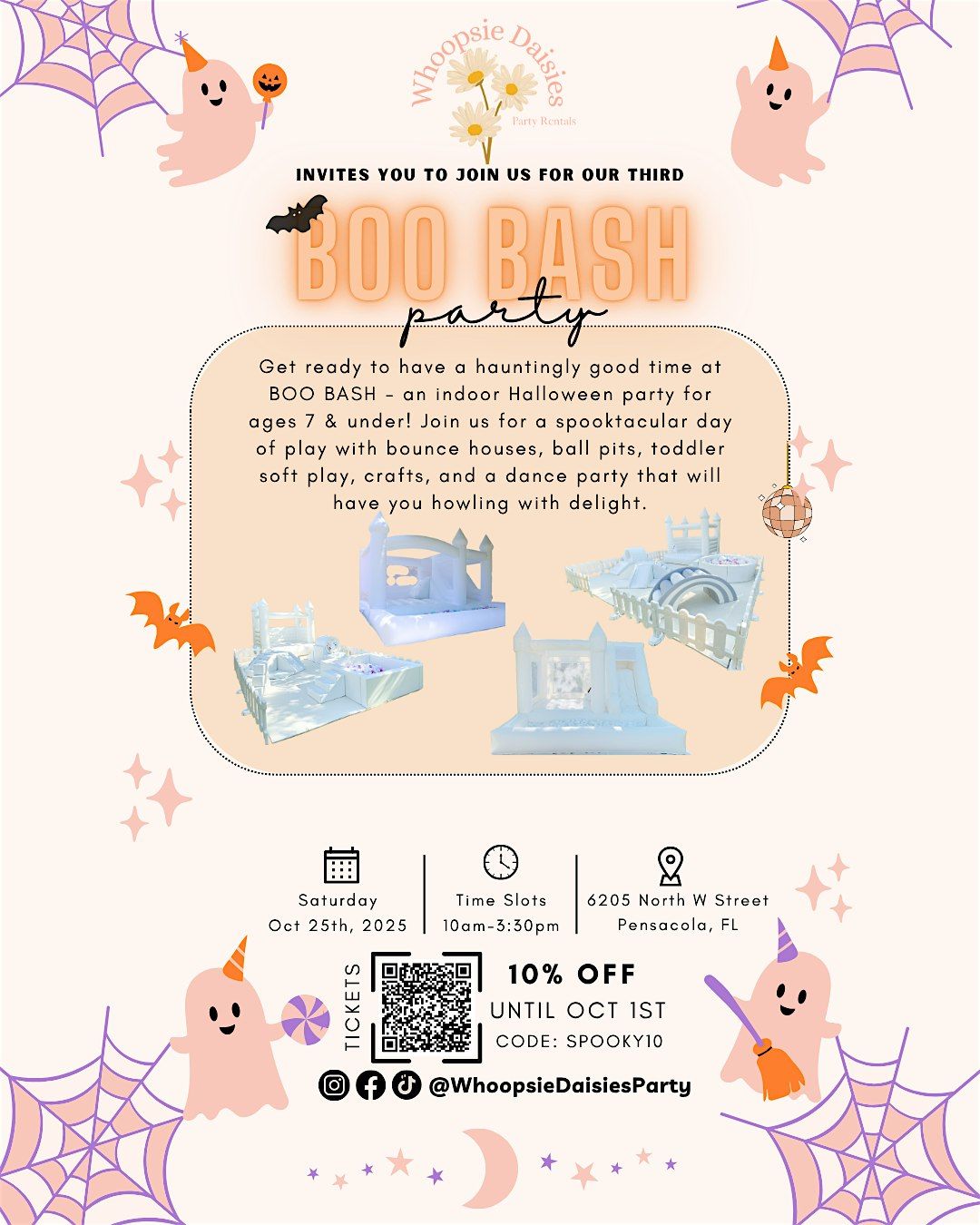 Whoopsie Daisies' Boo Bash 2025, 25 October | Event in Pensacola | AllEvents