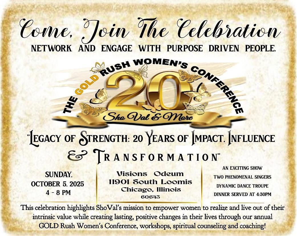 Legacy of Strength: 20 Years of Impact, Influence & Transformation, 5 October | Event in Chicago | AllEvents