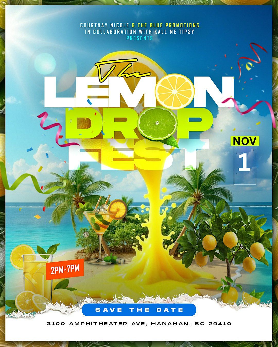 The Lowcountry Lemon Drop Fest, 1 November | Event in hanahan | AllEvents