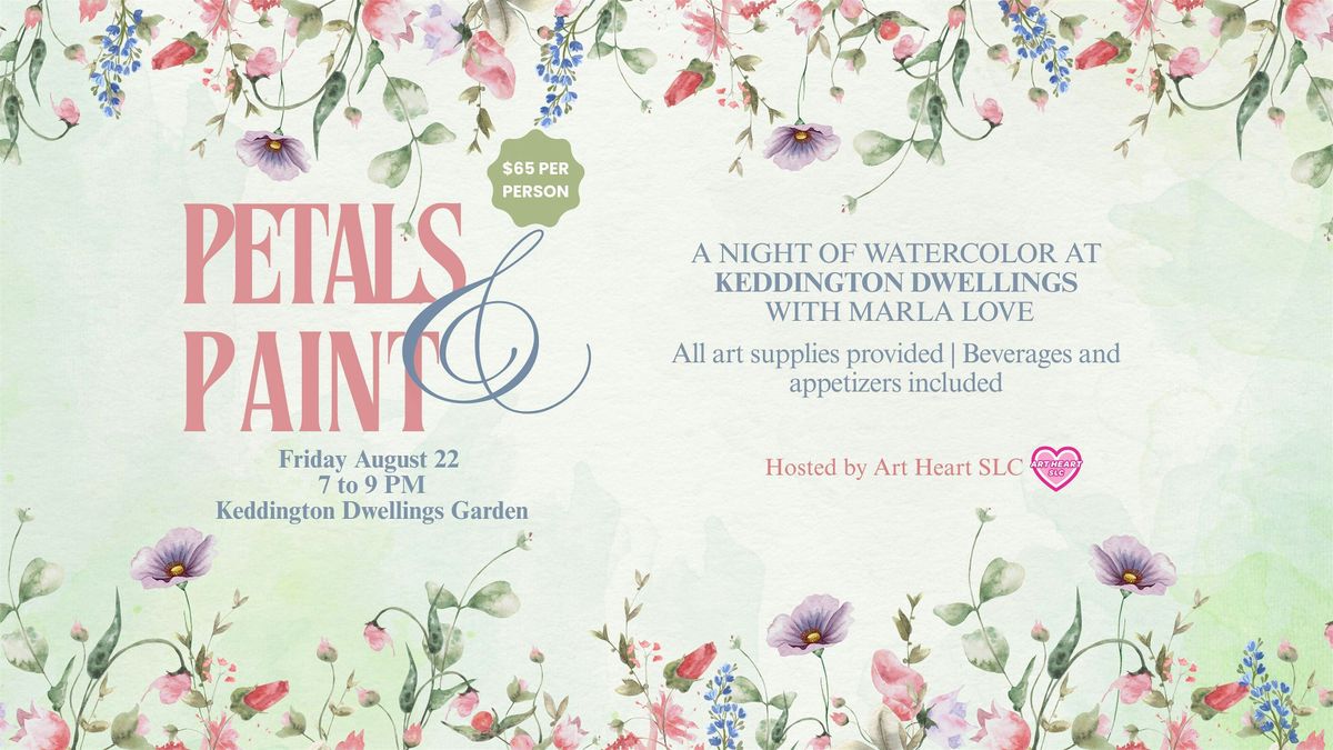 Petals & Paint, 22 August | AllEvents