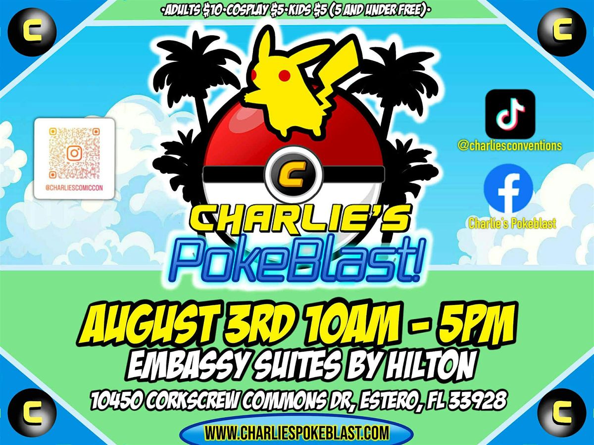 Charlie’s PokeBlast, 3 August | Event in Estero | AllEvents