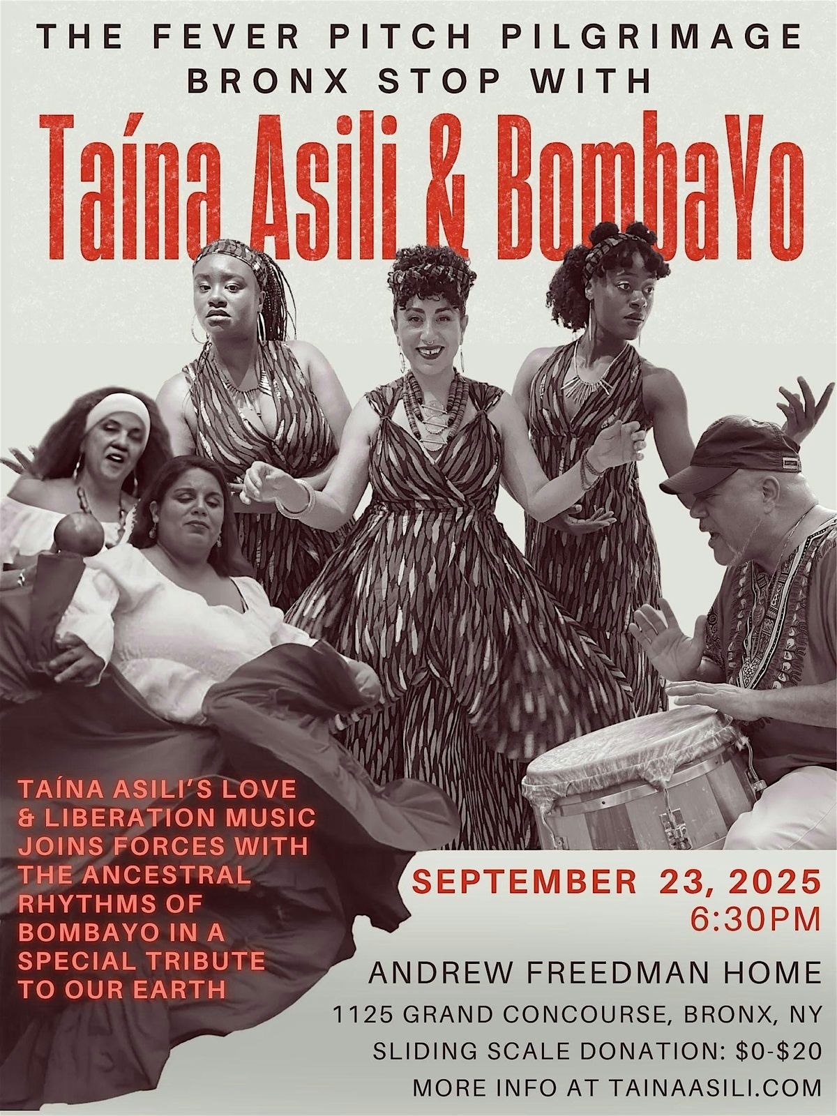 Taína Asili & BombaYo on the Fever Pitch Pilgrimage, 23 September | Event in The Bronx | AllEvents