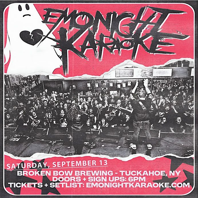 Emo Night Karaoke  @ Broken Bow Brewery, 13 September | Event in Tuckahoe | AllEvents