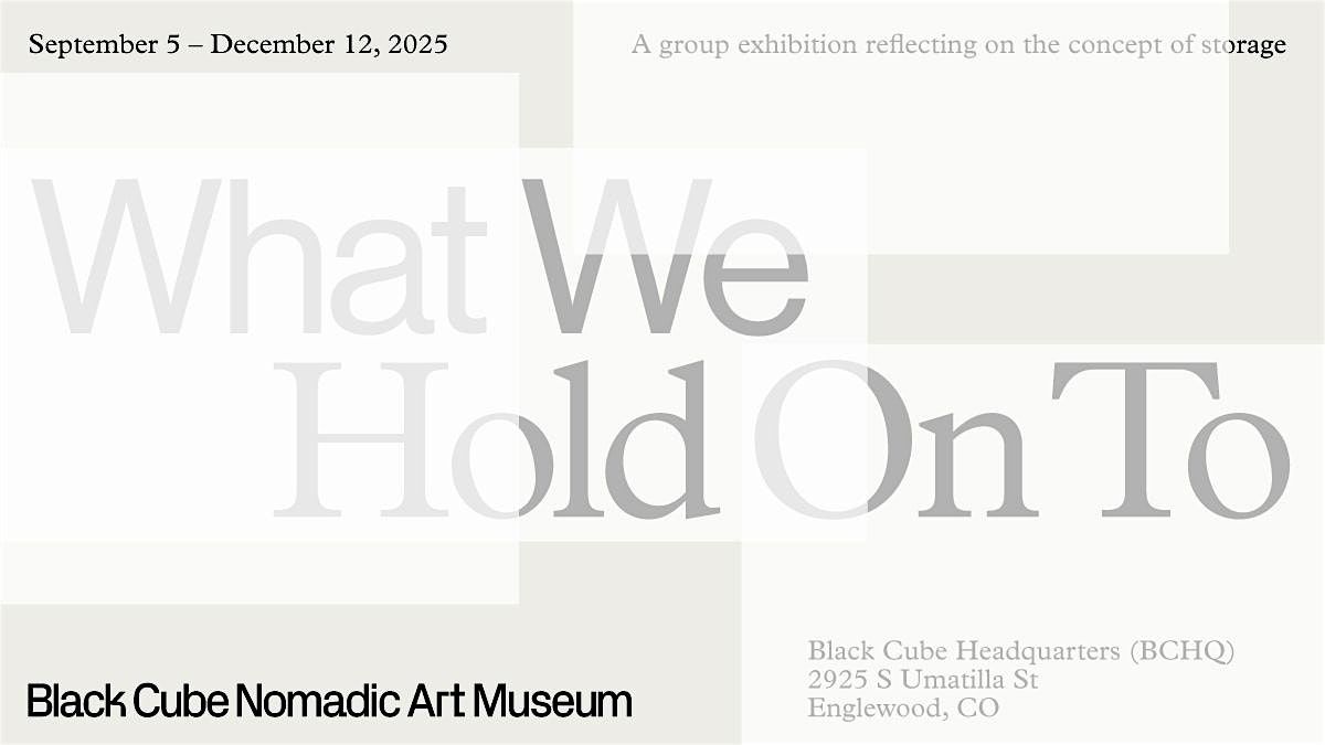 What We Hold On To | Opening Weekend, 5 September | Event in Englewood | AllEvents