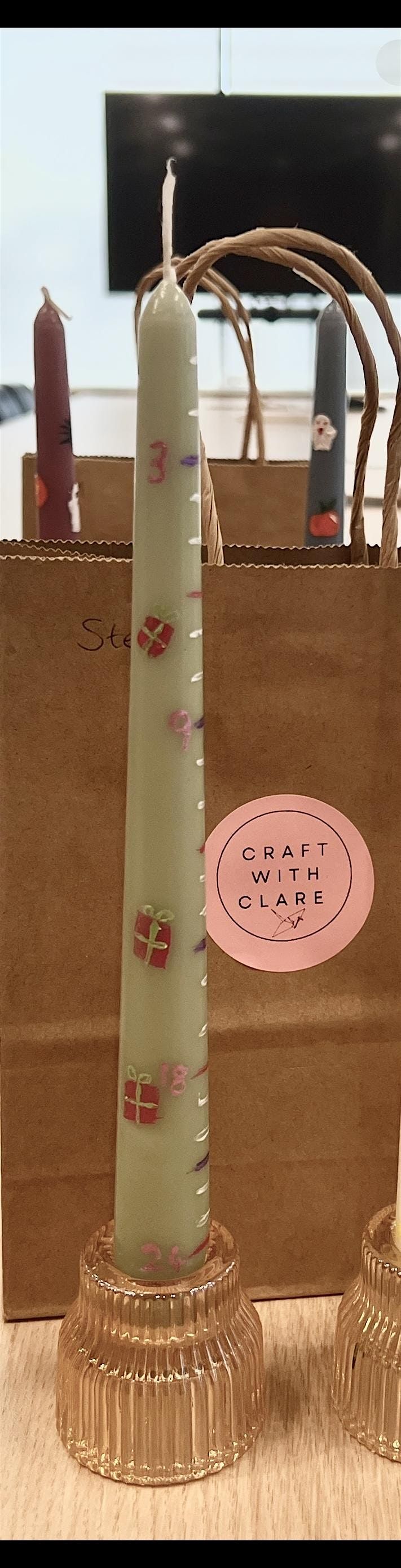 Christmas Advent Candle Painting Workshop, 24 November | Event in Clifton | AllEvents